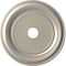 Ekena Millwork Traditional PVC Medallion (Canopies up to 13 1/2"), 22"OD x 3 1/2"ID x 1 1/2"P, Bright Coat Aluminum CMP22TRBAL - alternate 1